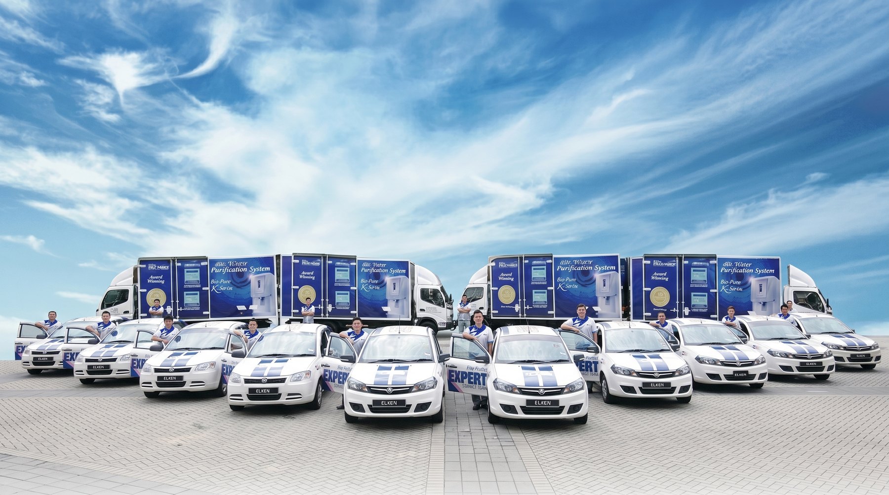 The Elken Service nationwide fleet and team